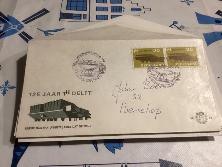 No6315 Afwijkend E82 paar gelopen Heb ook van Nederland, Postzegels en Munten, Postzegels | Eerstedagenveloppen, Onbeschreven