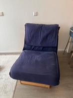 IKEA slaap fauteuil, Huis en Inrichting, Slaapkamer | Slaapbanken, Ophalen, Gebruikt, Eenpersoons, Blauw
