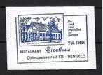 2013 Hengelo rest GROOTHUIS, Ophalen of Verzenden, Nederland