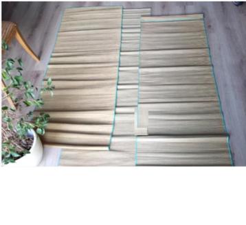 Oprolbare Rietmat 3 Ligmatten, Rieten tapijtjes, Strandmat, beschikbaar voor biedingen