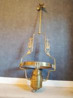 Antieke hangende olielamp, Ophalen of Verzenden