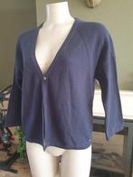 Sandwich mooie blauwe cardigan vest S 36 | Gratis Verzenden, Kleding | Dames, Zo goed als nieuw, Maat 36 (S), Sandwich, Verzenden