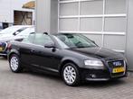 Audi A3 Cabriolet 1.8 TFSI Attraction|Nav|Aux|Leder|Stoelvrw, Auto's, Audi, Zwart, 4 cilinders, Cabriolet, 4 stoelen