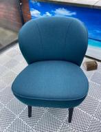 Fauteuil sara Woood, Huis en Inrichting, Fauteuils, Ophalen, Minder dan 75 cm, Zo goed als nieuw, Stof