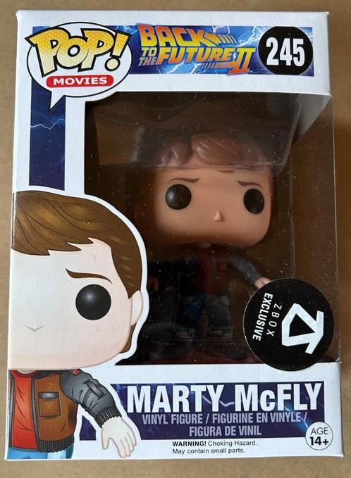 Funko Pop! Movies Back to the Future Marty McFly 245, Verzamelen, Film en Tv, Nieuw, Film, Actiefiguur of Pop, Verzenden