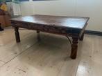 Houten salontafel, Huis en Inrichting, Tafels | Salontafels, Ophalen, 50 tot 100 cm, 100 tot 150 cm, Zo goed als nieuw