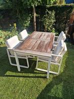 Four Seasons Outdoor Tuinset - Teak & Aluminium, Tuin en Terras, Ophalen, 4 zitplaatsen, Gebruikt, Teakhout