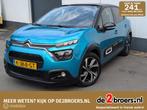 Citroen C3 1.2 PureTech Shine Automaat, Auto's, Citroën, Gebruikt, Euro 6, 1199 cc, Blauw