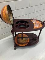 Whiskey Bar Globe - Vintage Stijl, Huis en Inrichting, Ophalen, Zo goed als nieuw