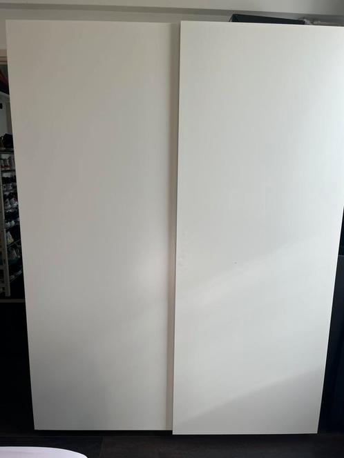 Pax kledingkast, schuifdeuren, wit, Huis en Inrichting, Kasten | Kledingkasten, Zo goed als nieuw, 200 cm of meer, 150 tot 200 cm