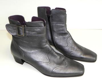Grijze Durea enkellaarsjes maat 37 wijdte H beschikbaar voor biedingen