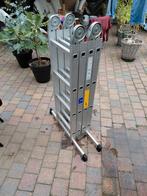 Vouwladder 4x4, Doe-het-zelf en Verbouw, Ladders en Trappen, Ophalen, Zo goed als nieuw, 2 tot 4 meter
