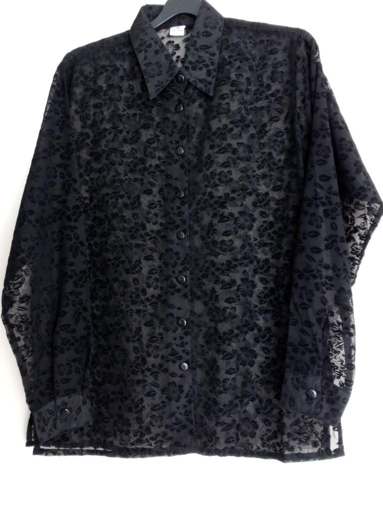 Dames Blouse -Zwart, Kleding | Dames, Blouses en Tunieken, Nieuw, Maat 42/44 (L), Zwart, Verzenden