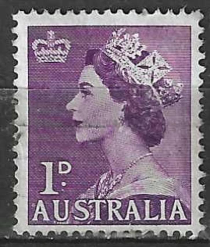 Australie 1953 - Yvert 196 - Koningin Elisabeth II (ST), Postzegels en Munten, Postzegels | Oceanië, Gestempeld, Verzenden