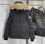 Canada Goose Wyndham bont en travelbag, Kleding | Heren, Jassen | Winter, Maat 52/54 (L), Zwart, Canada Goose, Nieuw