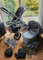 Set Uppababy Vista kinderwagen zitje + reiswieg, Kinderen en Baby's, Kinderwagens en Combinaties, Zo goed als nieuw, Verstelbare duwstang