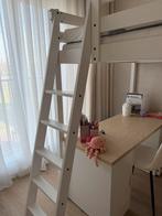 Hoogslaper wit bieden vanaf 90, Huis en Inrichting, Slaapkamer | Stapelbedden en Hoogslapers, Gebruikt, Hoogslaper, Tweepersoons