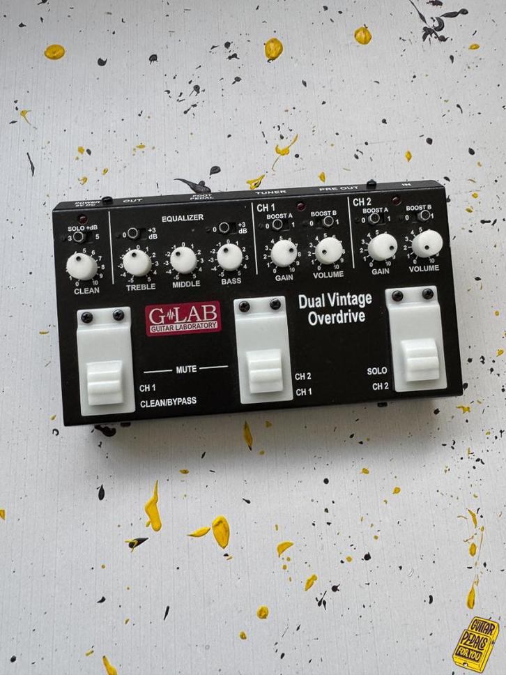 G-Lab Dual Vintage Overdrive, Muziek en Instrumenten, Effecten, Gebruikt, Distortion, Overdrive of Fuzz, Ophalen of Verzenden