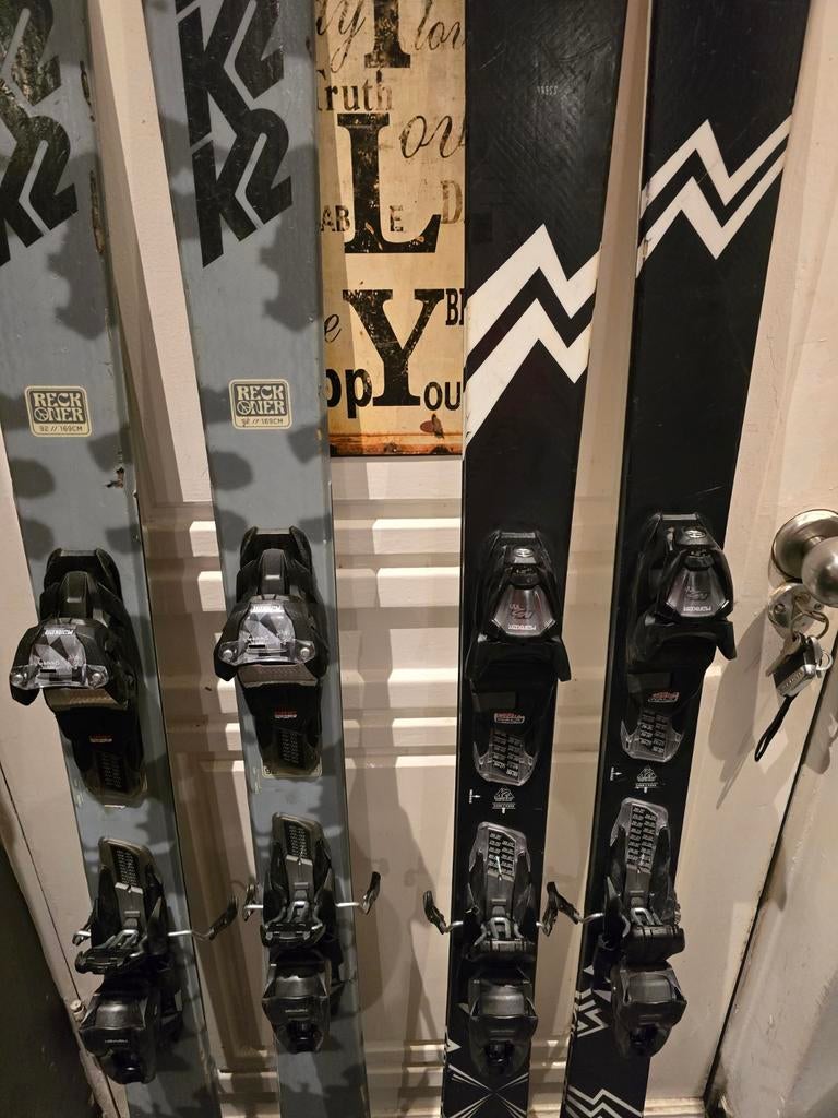169cm K2 twintips park freestyle skis, Sport en Fitness, Overige merken, 160 tot 180 cm, Gebruikt, Ophalen of Verzenden