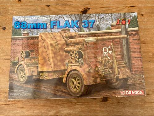 88mm FLAK 37 - Dragon 6287 - 1/35, Hobby en Vrije tijd, Modelbouw | Auto's en Voertuigen, Tank, 1:32 tot 1:50, Overige merken