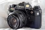 Canon AE-1 Program + Vivitar 28mm 2.8 Film Camera, Audio, Tv en Foto, Fotocamera's Analoog, Ophalen of Verzenden, Gebruikt, Spiegelreflex