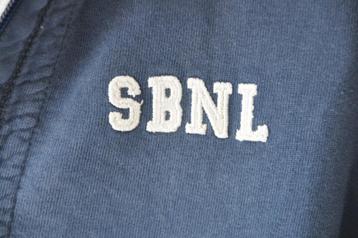 Sissy Boy hoodie/vest blauw katoen met capuchon en zakken beschikbaar voor biedingen