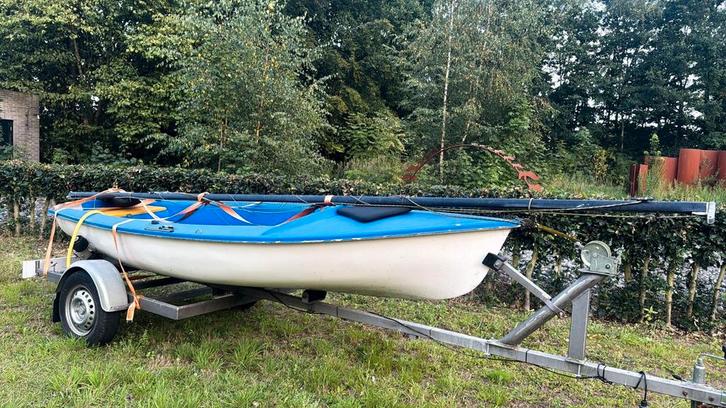 Zeilbootje, Watersport en Boten, Zeilen en Zeiltoebehoren, Gebruikt, Minder dan 15 m², Ophalen