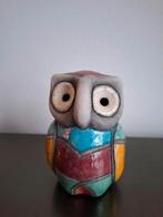 Keramiek uiltje, handgemaakt in Raku stijl, Antiek en Kunst, Antiek | Keramiek en Aardewerk, Ophalen of Verzenden