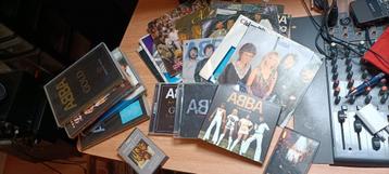 Abba verzameling, DVD's, cassettes,CD's en singles beschikbaar voor biedingen