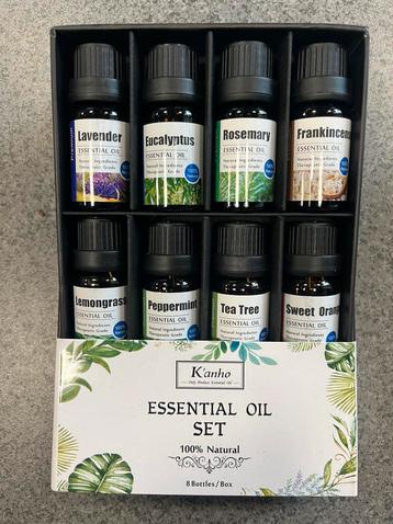 Essential Oil Set, olie voor sauna, geurbollen en meer beschikbaar voor biedingen
