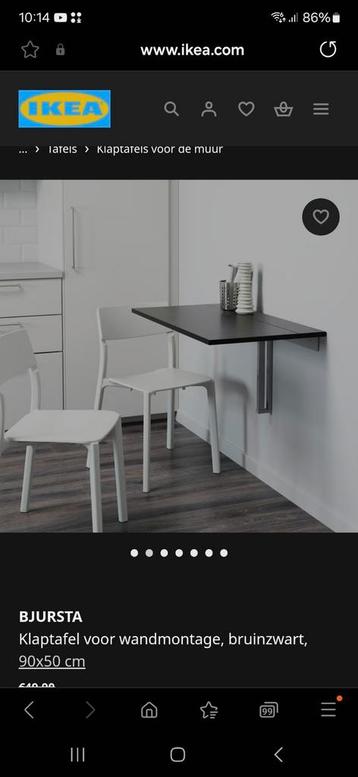 Klaptafel ikea beschikbaar voor biedingen