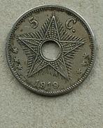 Belgisch Congo, 5 centimes 1919, Ophalen of Verzenden, Overige landen, Losse munt