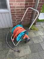 Tuinslang haspel met slang, Tuin en Terras, Ophalen, Gebruikt, Tuinslanghaspel
