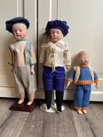 3x Antieke-oude pop Heubach, Verzenden, Pop