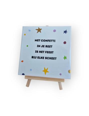 tegeltje met quote beschikbaar voor biedingen