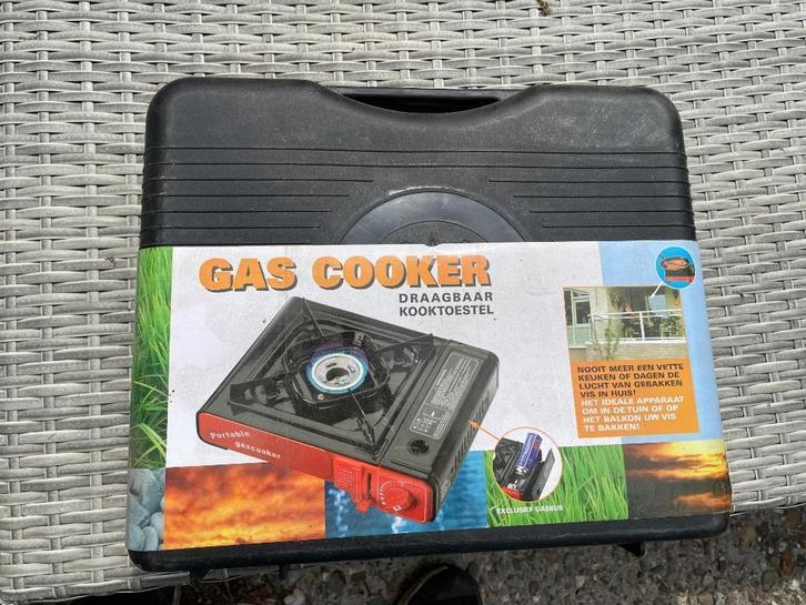 Draagbaar gas kooktoestel, Witgoed en Apparatuur, Fornuizen, Nieuw, Vrijstaand, Gas, 4 kookzones, Minder dan 85 cm, 45 tot 60 cm