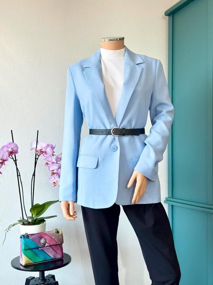 PRIMARK blazer maat 36 - babyblauw - NIEUW, Kleding | Dames, Jasjes, Kostuums en Pakken, Nieuw, Jasje, Maat 36 (S), Blauw, Ophalen of Verzenden