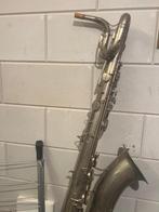 Vintage Baritonsax saxofoon. Afmeting: 95x25cm., Ophalen of Verzenden, Zo goed als nieuw, Alt