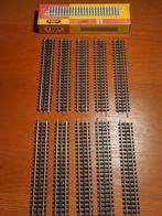 Trix Express 4304 - Rechte rails (10x) - OVP, Gebruikt, Gelijkstroom, Trix, Rails