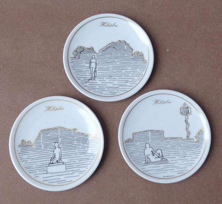 Bing & Grøndahl Royal Copenhagen wandbordjes Holstebro, Huis en Inrichting, Woonaccessoires | Wanddecoraties, Gebruikt, Ophalen of Verzenden