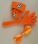 Set oranje feest(elijke)attributen -Oranje voetbal artikelen, Hobby en Vrije tijd, Feestartikelen, Ophalen, Gebruikt, Feestartikel