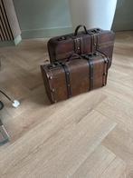 Houten Decoratie Koffertjes - Set van 2, Ophalen, Nieuw, Overige houtsoorten, Minder dan 50 cm