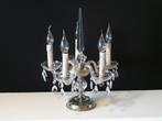 Maria theresia tafellamp met grote kristallen pinakel hoogte, Ophalen, Gebruikt, 50 tot 75 cm