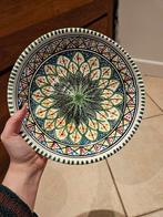 Marokkaanse schaal, Porselein of Keramiek, Schaal, Rond, Nieuw