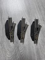 3x minitrix 4953 handwissel, Hobby en Vrije tijd, Modeltreinen | N-Spoor, Gelijkstroom, Trix, Nieuw, Rails