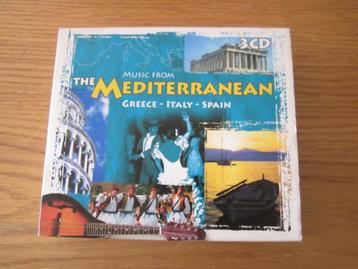 Music From The Mediterranean Greece - Italy - Spain 3CD Box beschikbaar voor biedingen