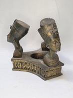 Antiek nefertiti kaarsenhouder, Antiek en Kunst, Ophalen of Verzenden