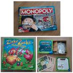 Pakket spellen Monopoly Minecraft Jakkiebak Kippekak, Hobby en Vrije tijd, Ophalen of Verzenden, Zo goed als nieuw