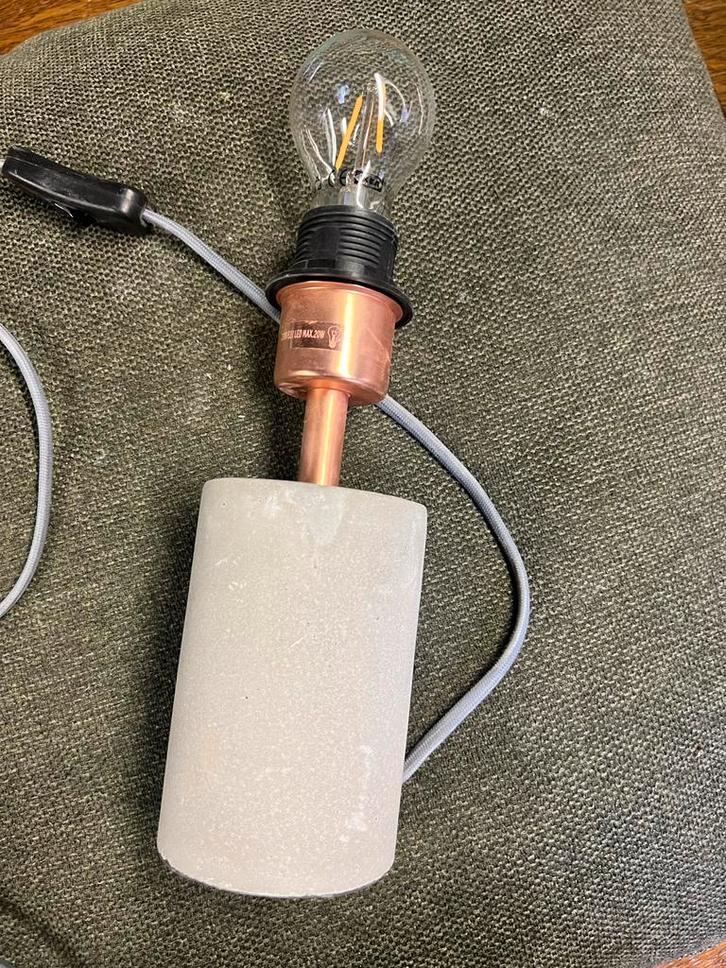 Paulmann Beton tafellamp, Huis en Inrichting, Lampen | Vloerlampen, Zo goed als nieuw, Minder dan 100 cm, Overige materialen, Ophalen of Verzenden