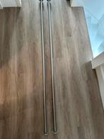 Twee RVS 192 cm lange buis rails met flens, Ophalen, Zo goed als nieuw, Overige typen